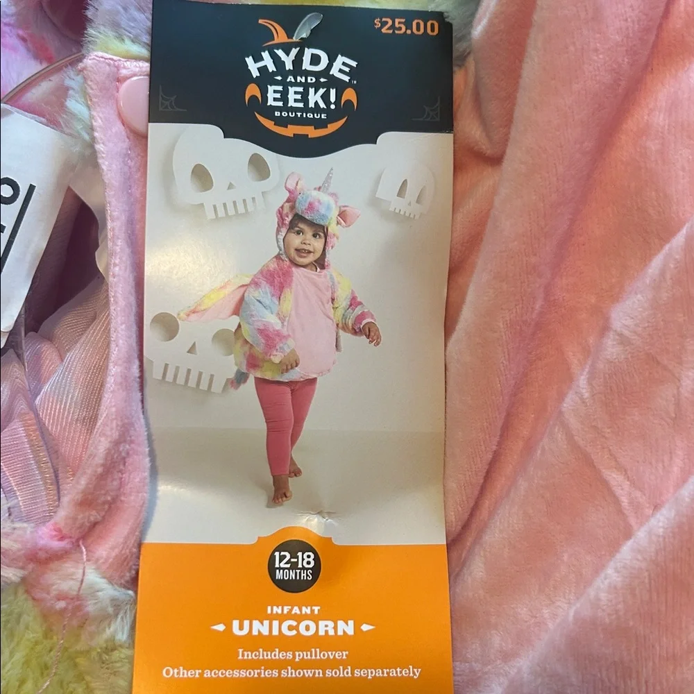 Rainbow Unicorn Kids Costume - Picture 3 of 4